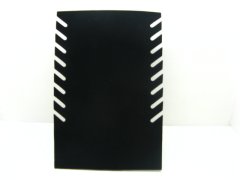 (image for) 4X Black Velvet Necklace Display Busts dis-n78