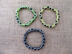 12X Round Eyeball Beaded Bracelet 8mm Beads Mixed 12X Round Eyeball Beaded Bracelet 8mm Beads Mixed