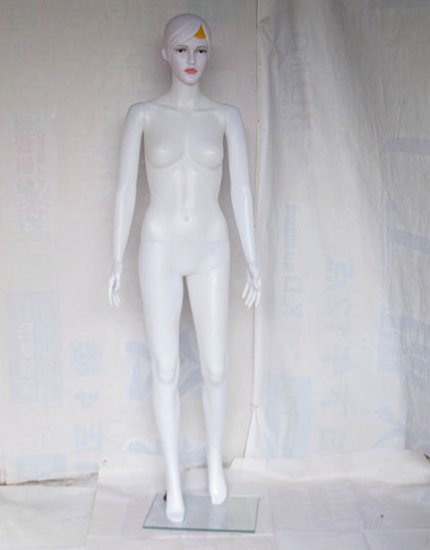 1X New White Full Body Size Female Mannequin 174cm - Click Image to Close