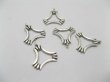 100 17mm Charms Metal Triangle Pendants (image for) 100 17mm Charms Metal Triangle Pendants