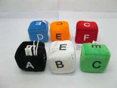 (image for) 24Pcs Funny Sponge Materials ABC Dice with Sucker Wholesale