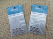 (image for) 12Sheets X 6Pcs Nickel Free Hinged Loop Jewellery Finding 10x9mm