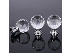 (image for) 10Pcs Crystal Ball Door Cabinet Drawer Knobs Handles Pulls 40mm