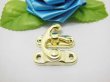 (image for) 100 Golden Plated Metal Horn Design Gift Box Buckle