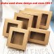 10Pcs Bomboniere Gift Boxes Window Cake Boxes Wrapping Box