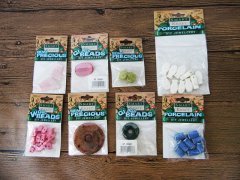 (image for) 12Packets Glass / Plastic / Wooden / Stone Beads Charms Pendants