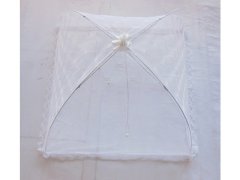 (image for) 10 White Fold-away Food Cover Pulling Rope For Camper,Kitchen