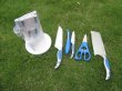 (image for) 1Set X 6Pcs Blue Kitchen Scissors and Knife With Display Rack