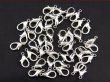 100 Silver Plated Jewelry Lobster Claw Clasp 23mm (image for) 100 Silver Plated Jewelry Lobster Claw Clasp 23mm