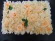 1Pc Artificial Peony Rose Flower Backdrop Wall Panel Wedding