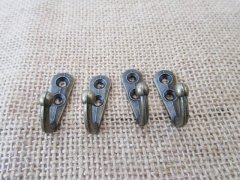 (image for) 100Pcs 3cm Antique Bronze Coat Hat Clothes Wall Hook Kitchen Han