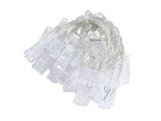 2Packs 6M USB LED Photo Clip String Light Garland Home Lights