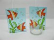 (image for) 30Pcs Fish Glass Tea Light Holder For Sea Theme Wedding