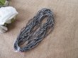 (image for) 12Strand x 140Pcs Gray AB Color Faceted Plastic Beads 3mm