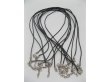 (image for) 100 Black Waxen Strings With Connector For Necklace