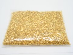 (image for) 10000 Golden Plated Round Crimp beads 2mm Wholesale
