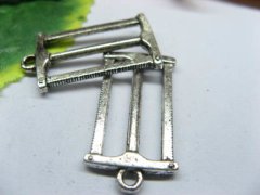 (image for) 200 Charms Metal Hand Saw Pendants Jewelry Finding ac-mp208
