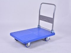 (image for) 1X Blue Metal Garden Home Moving Workshop Trolley Cart 60x90cm