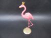 2Pcs Miniature Pink Flamingo Garden Crafts Figurines Decor