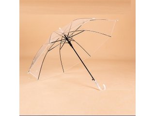 10Pc Clear Wind Water Proof Umbrella Parasol Wedding Favor Thick (image for) 10Pc Clear Wind Water Proof Umbrella Parasol Wedding Favor Thick
