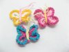 50 Handmade Crochet Butterfly for Dress Mixed cr-ch5