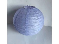(image for) 12Pcs New Plain Purple Round Paper Lantern Wedding Favor 20cm