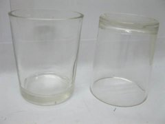 144X Transparent Glass Tea Light Holder Wedding Favor 144X Transparent Glass Tea Light Holder Wedding Favor