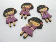 (image for) 98 Candy Girl Beads Charms Craft Embellishment - Purple