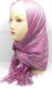 10 New Lady's Fuschia & Grey Strip Scarves 10 New Lady's Fuschia & Grey Strip Scarves