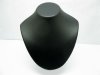 1Pc Black Leatherette Necklace Display Bust Stand 21cm