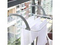 1Set Drying Shoe Rack Balcony Window Clothes Towel Dryer