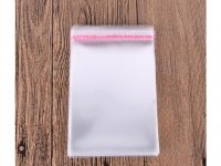 1000 Clear Self-Adhesive Seal Plastic Bag 17x10cm