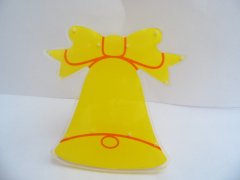 1Pc Yellow Bell Earring Ear Stud Display Stand Holds 6prs 1Pc Yellow Bell Earring Ear Stud Display Stand Holds 6prs