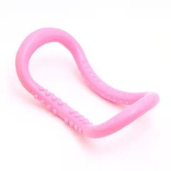 2Pcs Pink Yoga Training Ring Resistance Stretch Support Circle H