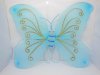 5Pcs Sky Blue Butterfly Fairy Wings Girl's Costume toy-o161 5Pcs Sky Blue Butterfly Fairy Wings Girl's Costume toy-o161