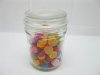 48X Mini Glass Candy Jar with Lid 11.5x8x7cm 48X Mini Glass Candy Jar with Lid 11.5x8x7cm