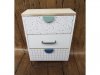 1X Wooden Storage Box Cabinet 3 Drawer Display 21x10x31.5cm 1X Wooden Storage Box Cabinet 3 Drawer Display 21x10x31.5cm
