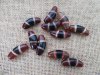 50Pcs Unique Tube Natural Gemstone Beads 31x12mm Mixed