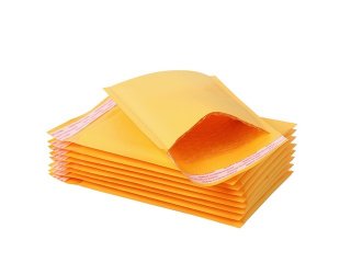 50Pcs Padded Post Bubble Bag Lined Mailers 17x9cm
