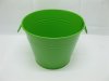 10X Green Tin Pail Bucket w/Ring Handle for Wedding