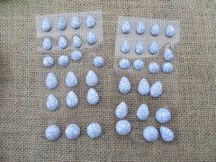 10Packets X 42Pcs Flat Back Self Adhesive Sticky Gems Embellishm 10Packets X 42Pcs Flat Back Self Adhesive Sticky Gems Embellishm