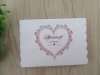 10Pcs New Wedding Invitation Pink Romantic Heart