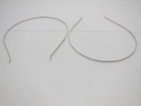 50 Armor Plate Head Hoop Base Finding 3mm