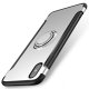 1X iPhoneX Silver Magnetic Shockproof Case Cover with Ring Car H