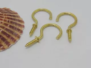 98 Screw Cup Hook Eye for Curtain Thread 36x18mm