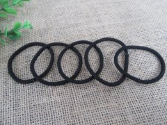 1Pc Lady Black Elastic Slim Hair Band Ponytail Holders Hair