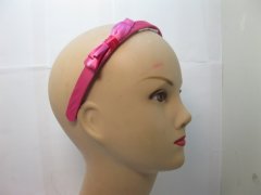 1x12pcs New Pink Hair Band with Attached Bowknot 1x12pcs New Pink Hair Band with Attached Bowknot