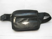 4Pcs Black Waist Bags Waist Pouch Bum Bags