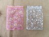 100Pcs Printed Foil Drawstring Jewelry Gift Pouches Mixed 23x16c