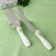 1X Wedding Cake Knife & Serving Set - Rose Flower Love Gift Boxe